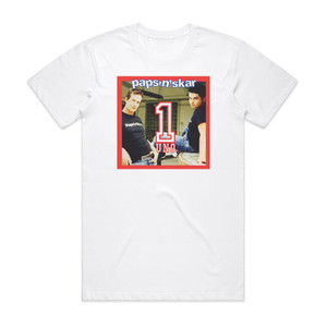 Paps n Skar Uno Album Cover T-Shirt White Paps n Skar Uno Album Cover T-Shirt White