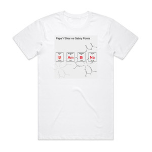 Paps n Skar Bambina Album Cover T-Shirt White Paps n Skar Bambina Album Cover T-Shirt White