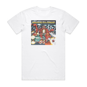 Pato Fu No Pare Pra Pensar Album Cover T-Shirt White Pato Fu No Pare Pra Pensar Album Cover T-Shirt White