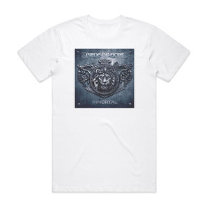 Pride of Lions Immortal Album Cover T-Shirt White