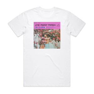 Peggy March I Will Follow Him Album Cover T-Shirt White Peggy March I Will Follow Him Album Cover T-Shirt White