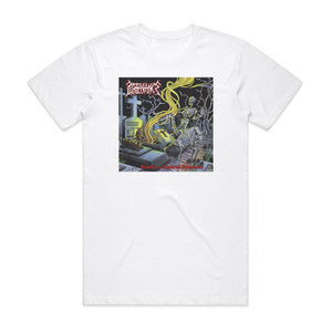 Purtenance Member Of Immortal Damnation Album Cover T-Shirt White Purtenance Member Of Immortal Damnation Album Cover T-Shirt White