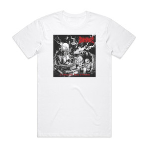 Purtenance To Spread The Flame Of Ancients Album Cover T-Shirt White Purtenance To Spread The Flame Of Ancients Album Cover T-Shirt White