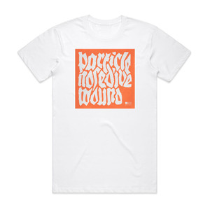 Particle Nosedive Wound Album Cover T-Shirt White Particle Nosedive Wound Album Cover T-Shirt White