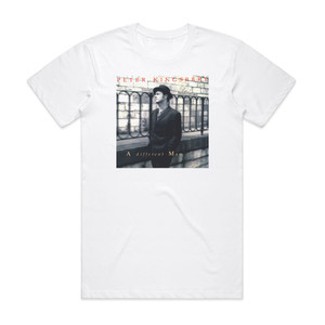 Peter Kingsbery A Different Man Album Cover T-Shirt White Peter Kingsbery A Different Man Album Cover T-Shirt White