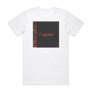 Psychostatus Collapse Of Mind Album Cover T-Shirt White Psychostatus Collapse Of Mind Album Cover T-Shirt White