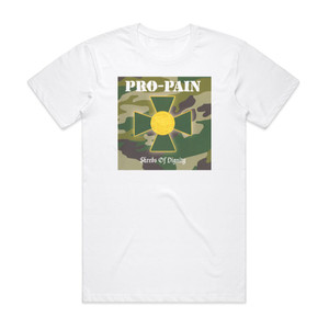 Pro-Pain Shreds Of Dignity Album Cover T-Shirt White Pro-Pain Shreds Of Dignity Album Cover T-Shirt White