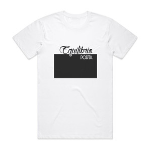 Porta Equilibrio Album Cover T-Shirt White Porta Equilibrio Album Cover T-Shirt White