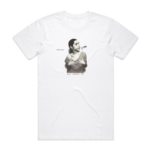PJ Harvey Man Size Album Cover T-Shirt White PJ Harvey Man Size Album Cover T-Shirt White