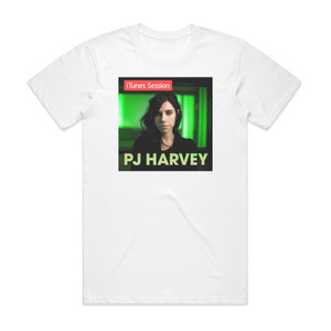 PJ Harvey Itunes Session Album Cover T-Shirt White