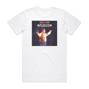 Paul de Leeuw Plugged Album Cover T-Shirt White
