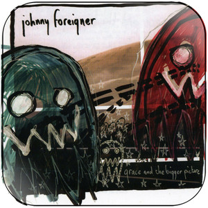 Johnny Foreigner Grace And The Bigger Picture Album Cover Sticker
