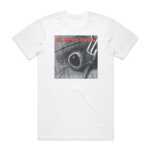 Prong Cleansing Album Cover T-Shirt White Prong Cleansing Album Cover T-Shirt White