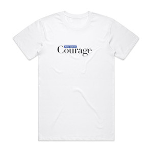 Peter Gabriel Courage Album Cover T-Shirt White Peter Gabriel Courage Album Cover T-Shirt White