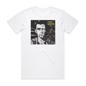 Peter Gabriel Peter Gabriel Melt Album Cover T-Shirt White Peter Gabriel Peter Gabriel Melt Album Cover T-Shirt White