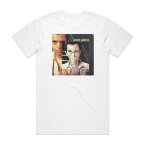 Peter Gabriel No Self Control Album Cover T-Shirt White Peter Gabriel No Self Control Album Cover T-Shirt White