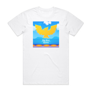 Qumu Big Blue Album Cover T-Shirt White Qumu Big Blue Album Cover T-Shirt White