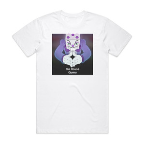 Qumu Die House From Cuphead Album Cover T-Shirt White Qumu Die House From Cuphead Album Cover T-Shirt White
