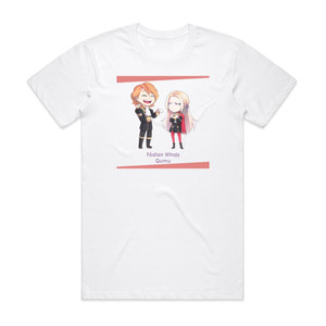 Qumu Fdlan Winds Album Cover T-Shirt White Qumu Fdlan Winds Album Cover T-Shirt White