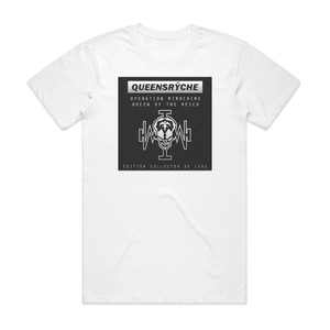 Queensryche Operation Mindcrime 2 Album Cover T-Shirt White Queensryche Operation Mindcrime 2 Album Cover T-Shirt White