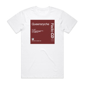 Queensryche I Am I 1 Album Cover T-Shirt White Queensryche I Am I 1 Album Cover T-Shirt White