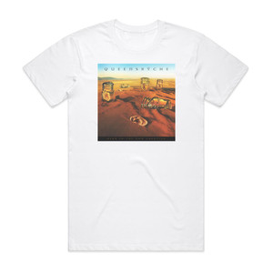 Queensryche Hear In The Now Frontier Album Cover T-Shirt White Queensryche Hear In The Now Frontier Album Cover T-Shirt White