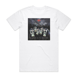 Queensryche Welcome To The Machine Album Cover T-Shirt White Queensryche Welcome To The Machine Album Cover T-Shirt White