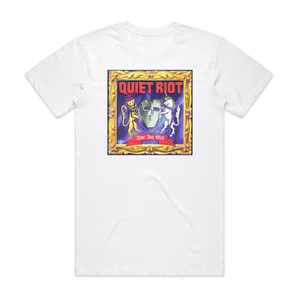 Quiet Riot Alive And Well Album Cover T-Shirt White Quiet Riot Alive And Well Album Cover T-Shirt White