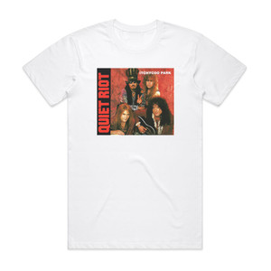 Quiet Riot Itchycoo Park Album Cover T-Shirt White Quiet Riot Itchycoo Park Album Cover T-Shirt White