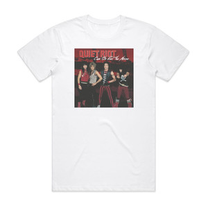 Quiet Riot Cum On Feel The Noize 1 Album Cover T-Shirt White Quiet Riot Cum On Feel The Noize 1 Album Cover T-Shirt White