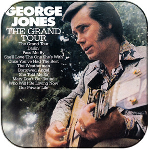 George Jones The Grand Tour Album Cover Sticker George Jones The Grand Tour Album Cover Sticker