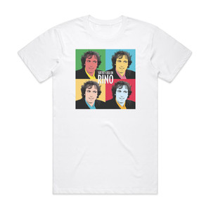 Rino Gaetano Sotto I Cieli Di Rino Album Cover T-Shirt White Rino Gaetano Sotto I Cieli Di Rino Album Cover T-Shirt White