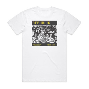 Republic Trmelk Album Cover T-Shirt White Republic Trmelk Album Cover T-Shirt White