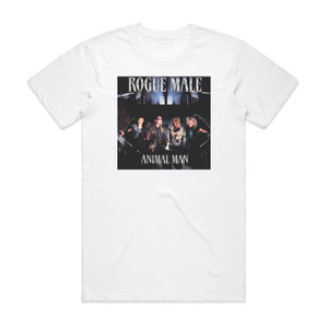 Rogue Male Animal Man Album Cover T-Shirt White Rogue Male Animal Man Album Cover T-Shirt White