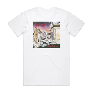 Riot Thundersteel 1 Album Cover T-Shirt White