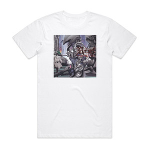 Riot Live In Japan Album Cover T-Shirt White Riot Live In Japan Album Cover T-Shirt White