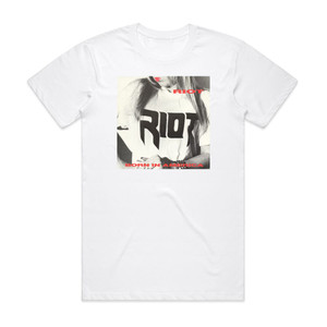 Riot Born In America Album Cover T-Shirt White
