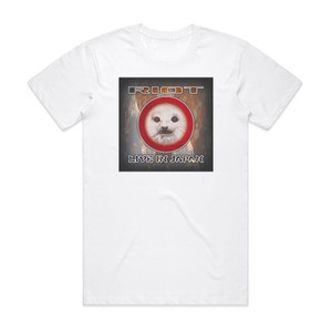 Riot Live In Japan 1 Album Cover T-Shirt White Riot Live In Japan 1 Album Cover T-Shirt White