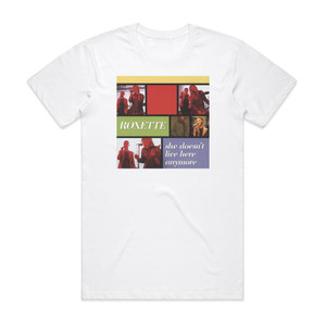 Roxette She Doesnt Live Here Anymore Album Cover T-Shirt White Roxette She Doesnt Live Here Anymore Album Cover T-Shirt White
