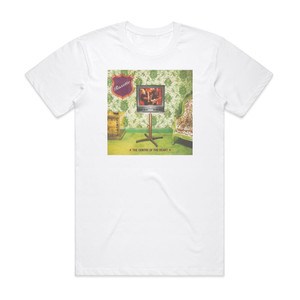 Roxette The Centre Of The Heart Album Cover T-Shirt White Roxette The Centre Of The Heart Album Cover T-Shirt White