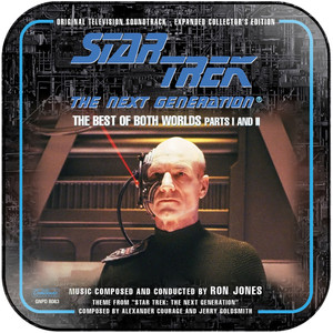 Ron Jones Star Trek The Next Generation Volume 2 The Best Of Both Worl Album Cover Sticker Ron Jones Star Trek The Next Generation Volume 2 The Best Of Both Worl Album Cover Sticker