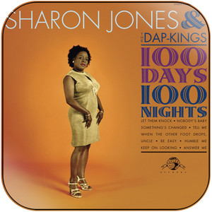 Sharon Jones and The Dap-Kings 100 Days 100 Nights Album Cover Sticker Sharon Jones and The Dap-Kings 100 Days 100 Nights Album Cover Sticker