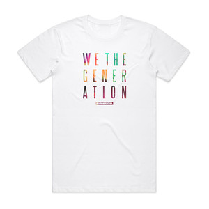 Rudimental We The Generation 1 Album Cover T-Shirt White Rudimental We The Generation 1 Album Cover T-Shirt White