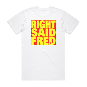 Right Said Fred Up Album Cover T-Shirt White