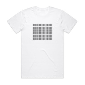 Ryoji Ikeda Dataplex Album Cover T-Shirt White Ryoji Ikeda Dataplex Album Cover T-Shirt White