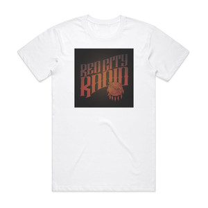 Red City Radio Red City Radio Album Cover T-Shirt White Red City Radio Red City Radio Album Cover T-Shirt White