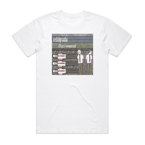 Red City Radio The Dangers Of Standing Still Album Cover T-Shirt White Red City Radio The Dangers Of Standing Still Album Cover T-Shirt White