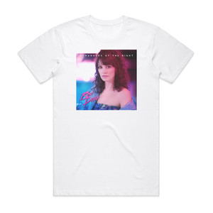 Roxi Drive Strangers Of The Night Album Cover T-Shirt White Roxi Drive Strangers Of The Night Album Cover T-Shirt White
