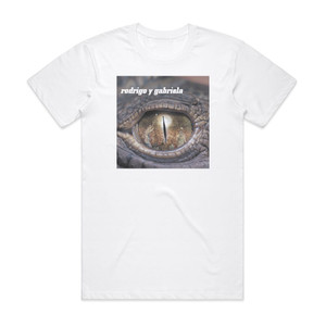 Rodrigo y Gabriela Rodrigo Y Gabriela Album Cover T-Shirt White Rodrigo y Gabriela Rodrigo Y Gabriela Album Cover T-Shirt White