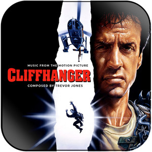 Trevor Jones Cliffhanger Album Cover Sticker